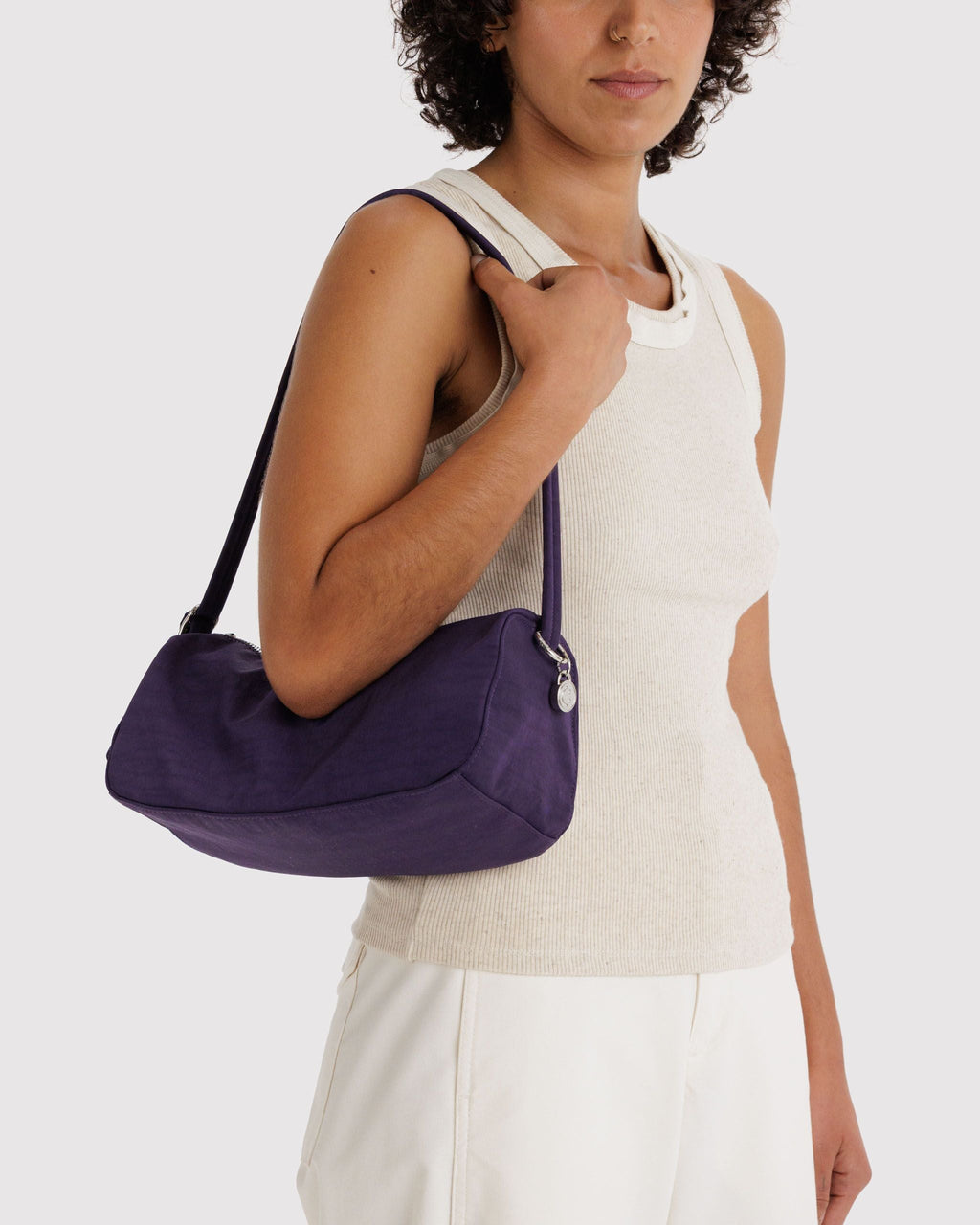 Nylon Loaf Bag - Fig