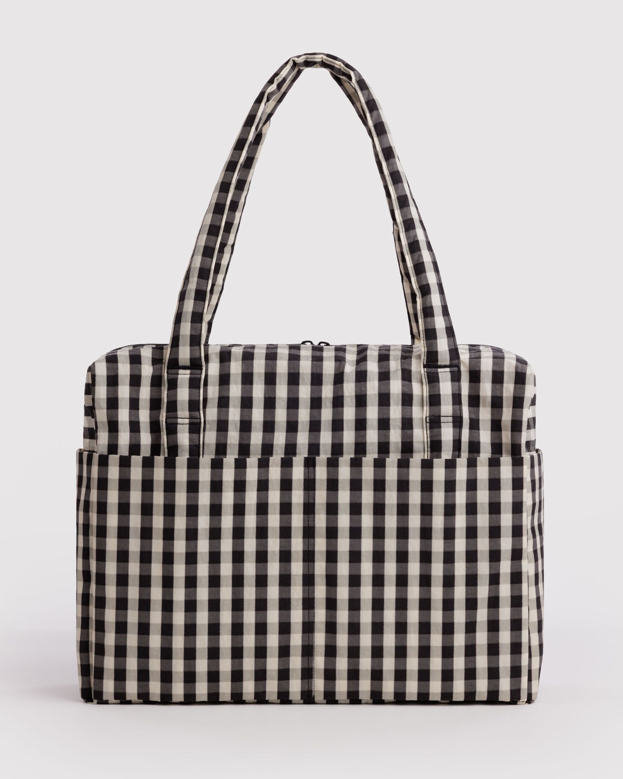 Cloud Carry-on - Black and Cream Gingham